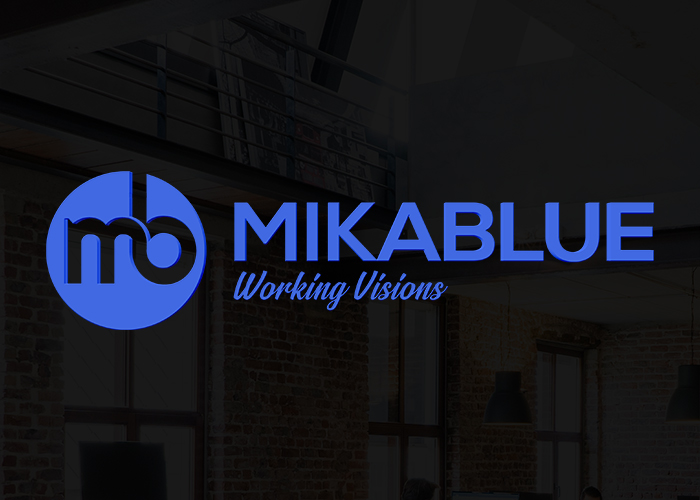 MikaBlue Logo designed by Koya Olusanya